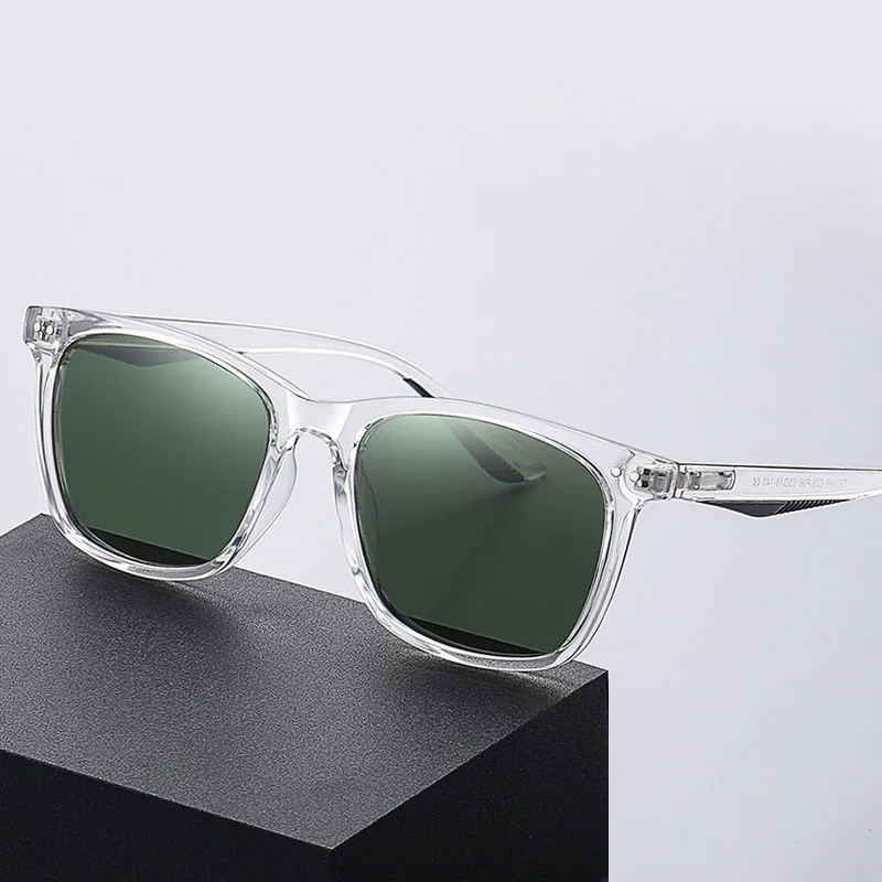 

4399 2023 TR90 G15 Sunglasses For Men Rivet Polarized Sun Glasses Women Square Driving Gradient Eyewear gafas de sol