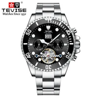 

Tevise Watch T823F Mens automatic Analog Wrist Watch Stainless Steel Band Man Wrist Watch Waterproof