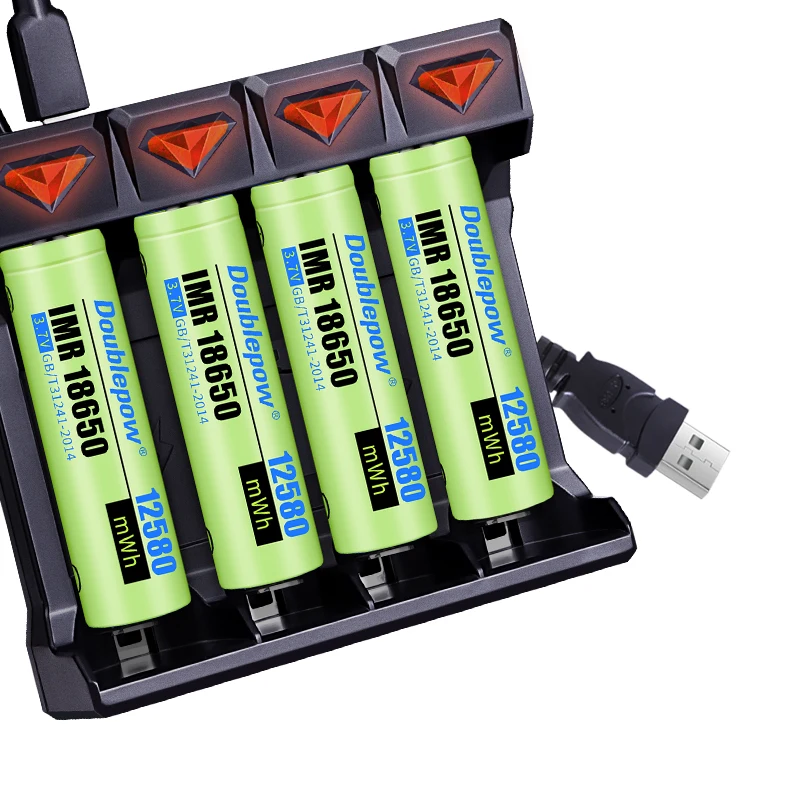 

Customized logo 3.7v Rechargeable UK41 lithium battery 18650 battery charger