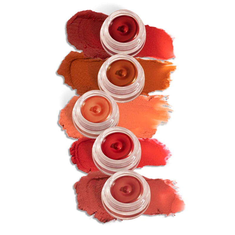 

Make Your Own Brand Long Lasting Waterproof Velvet OEM Lip Cheek Tint Mousse Smoothing Cream Vegan Makeup Blushes Matte Lip Mud, Muliti-color