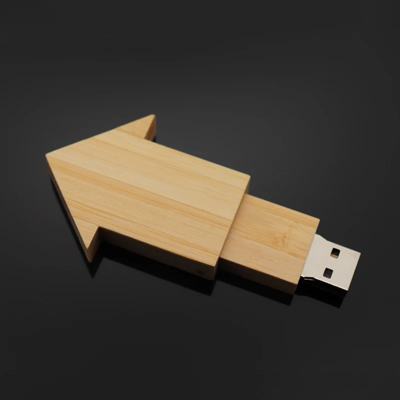 

Gift Bamboo House Shape Swivel Pendrive Wooden Usb Flash Drive Blank Pen drive
