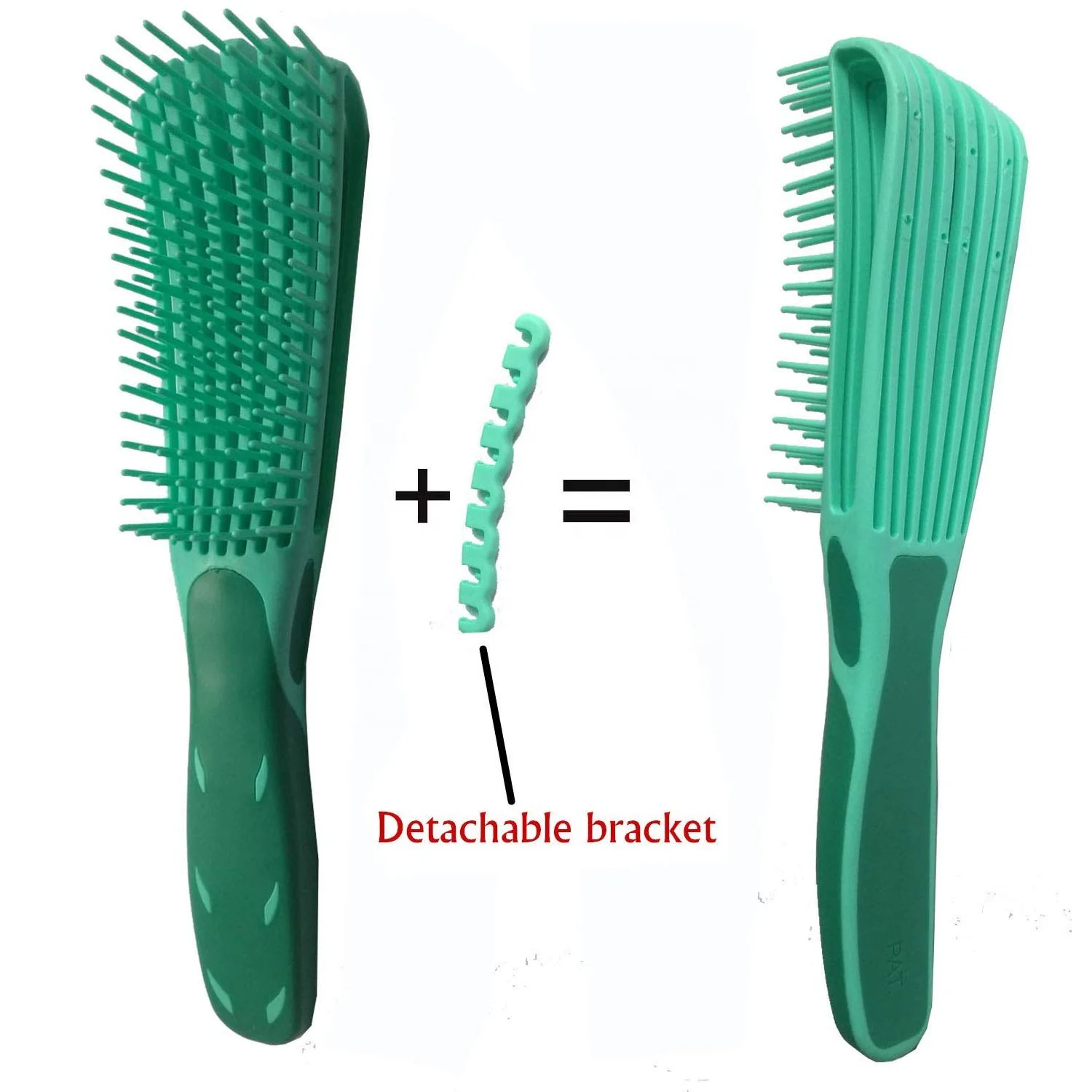 

Factory Wholesale detangling hair brush eight rows detangler brush and private label detangle hair brushes, Customized color