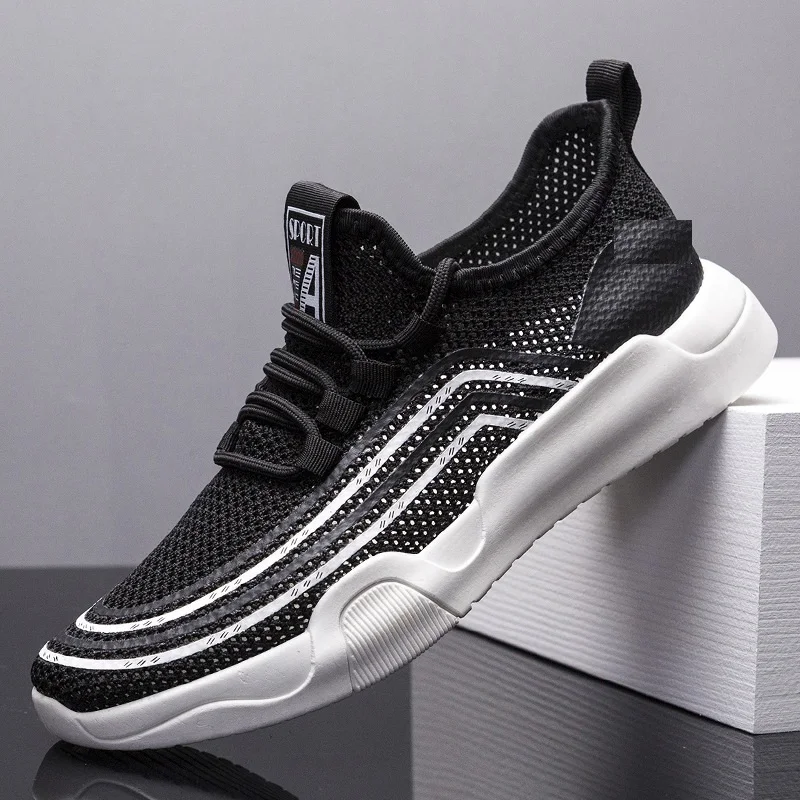 

New design cheapest price men sport shoes mesh Casual sport shoes leisure shoes