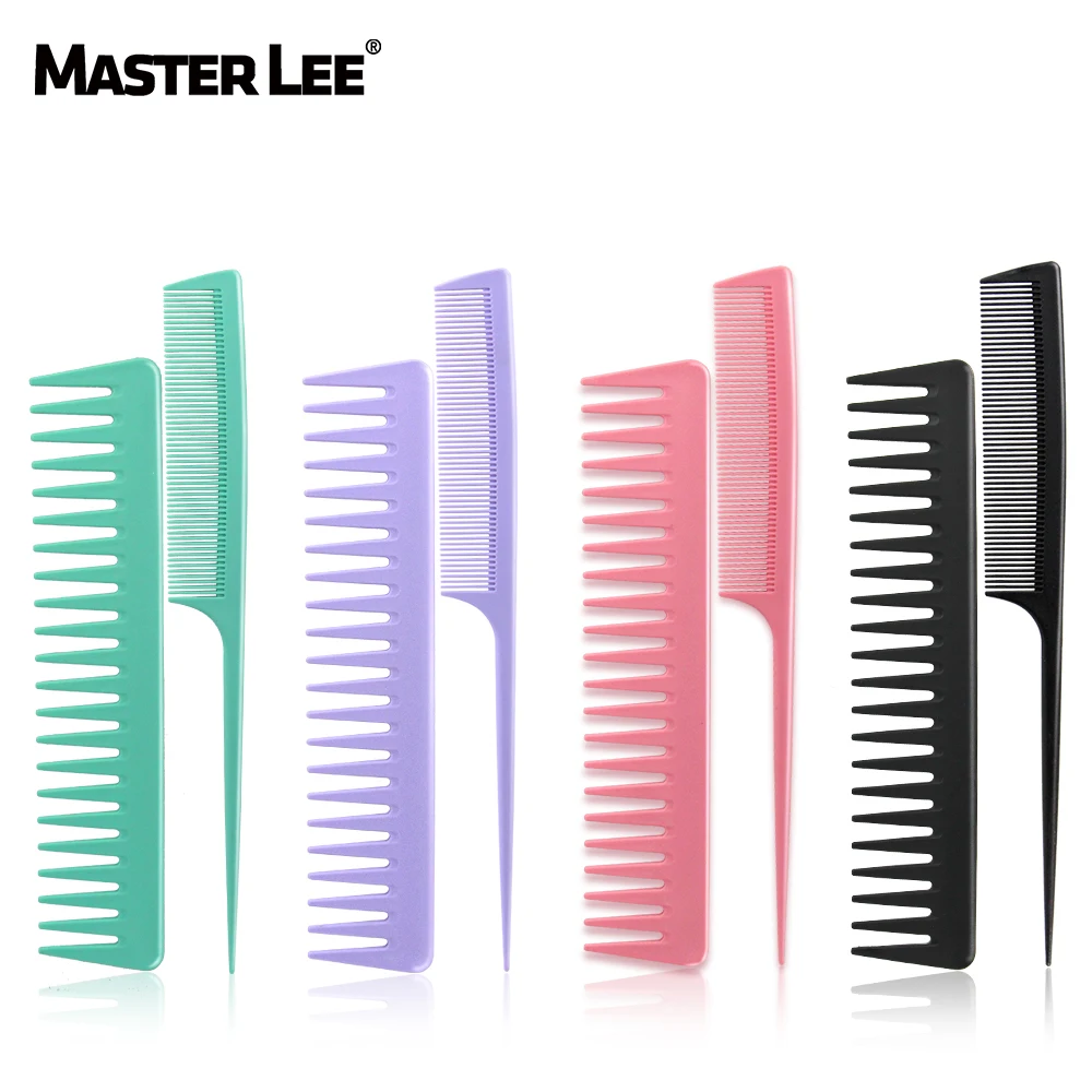 

Masterlee hot comb set wide teeth comb and rat tail comb sale in Amazon