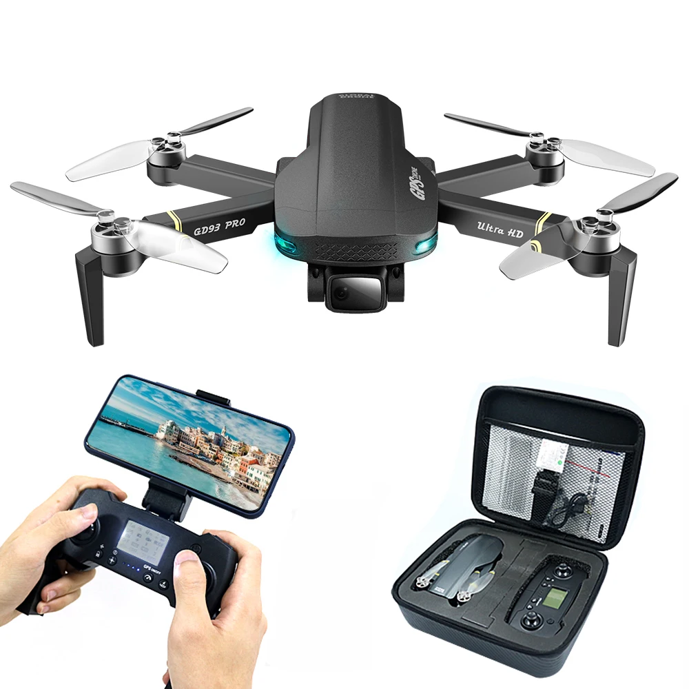 

2021 Global Drone GD93 Pro RC Drone 6k Professinal Brushless Drones with HD Dual Camera and GPS 5G