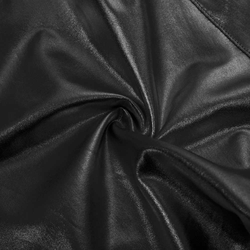 grace karin cl011136女式短裤短裤松紧腰带装饰仿皮