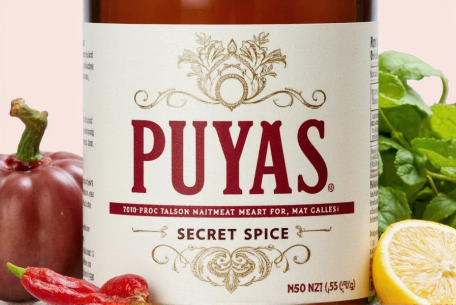 Spice Rack with Puyas