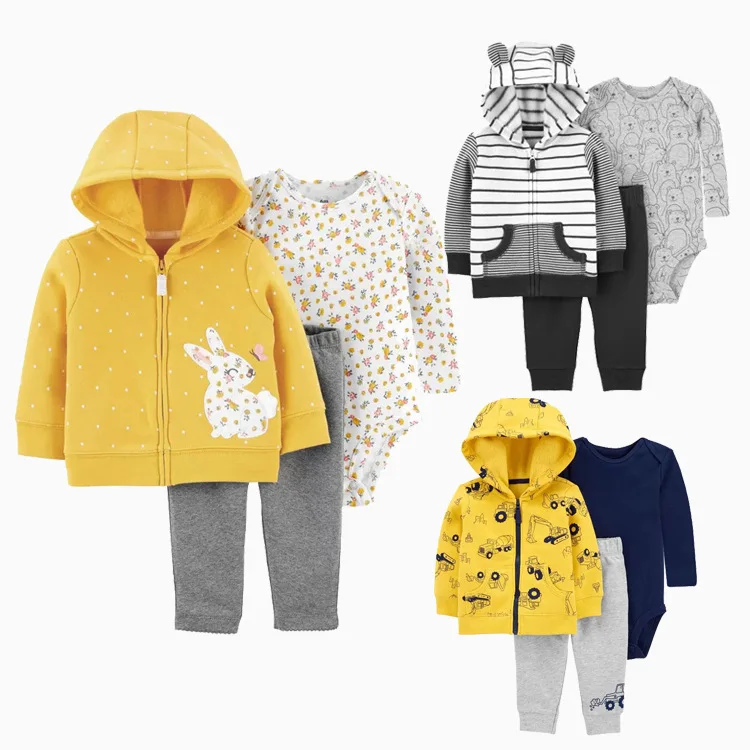 

2021 Fall kids clothes long-sleeved hooded sweater triangle romper baby wear children three-piece big boys clothing, Blue/white/black/gray/green/brown/red/yellow