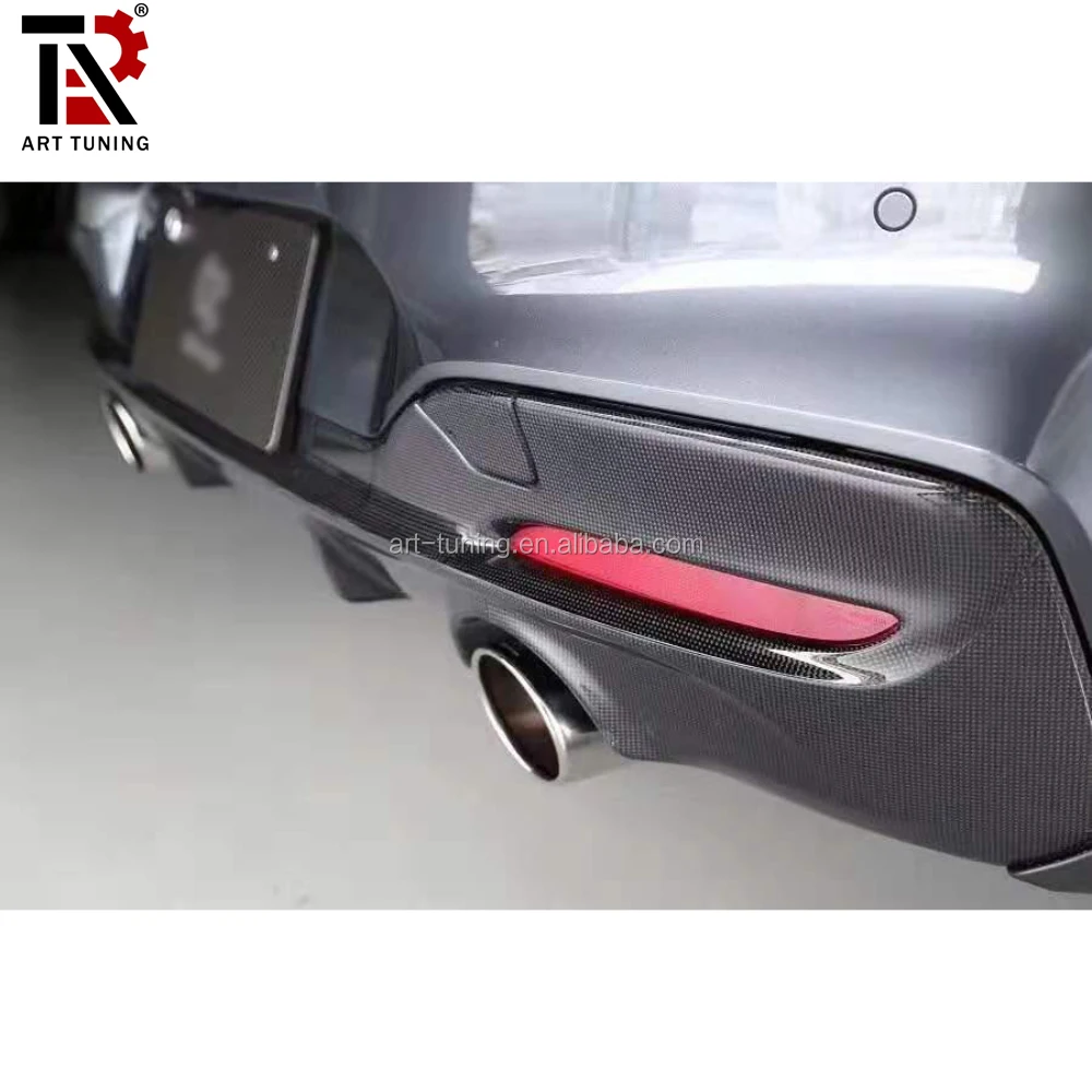 3d Style Carbon Fiber Rear Diffuser For Bmw F20 Lci - Buy F20 Carbon ...