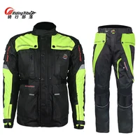 

Riding tribe motorcycle Motocross bike racing jacket suit waterproof moto jacket pants with removable lining CE protectors