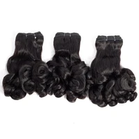 

8A Grade funmi hair magic curl 100% human hair bundles 100g natural color 12"-24" wholesale indian hair weave from China factory