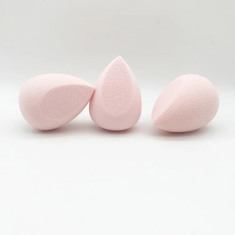 

Private label stock available nude pink Slanted teardrop marshmallow sponge