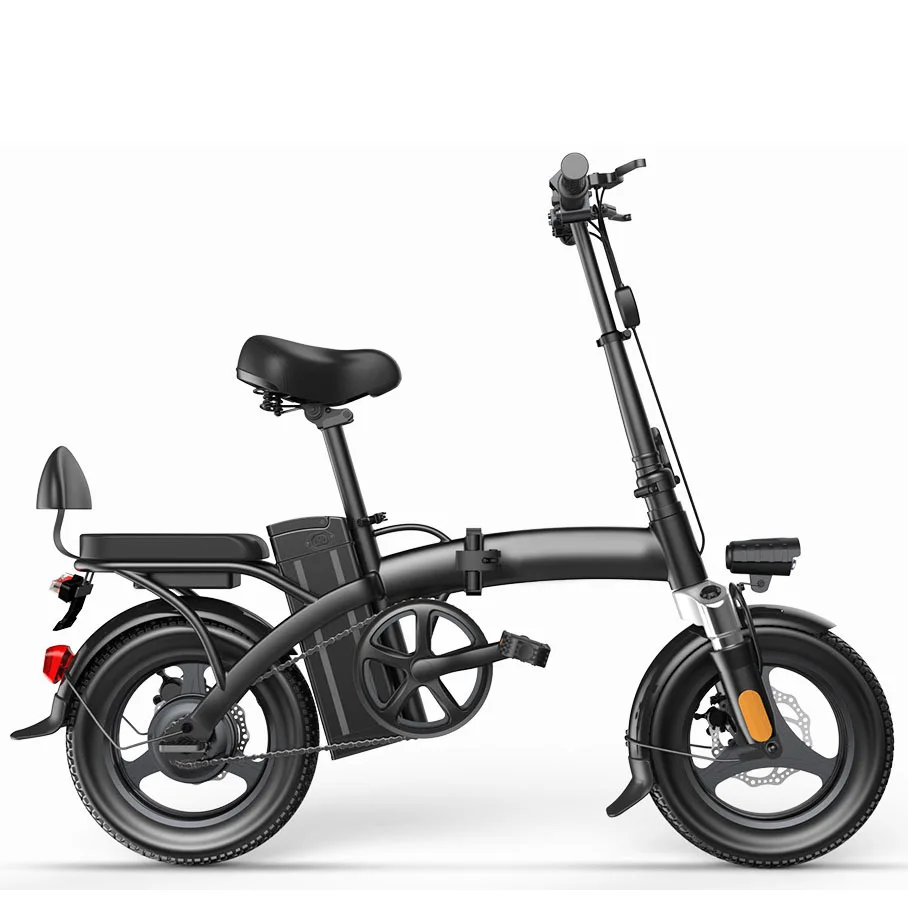 

ASKMY New 1404 Fat Electric Bicycle 350W Folding Electric Bike With Removable Battery Road Bikes For Adult From China Wholesale