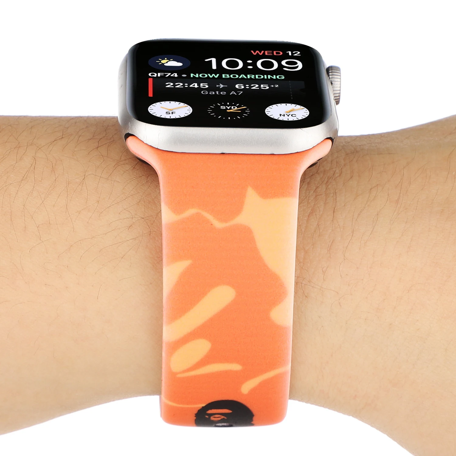 

38mm 40mm 41mm 42mm 44mm 45mm Blank Sublimation Printing Silicone Band Strap For Apple Watch Iwatch, 100 colors