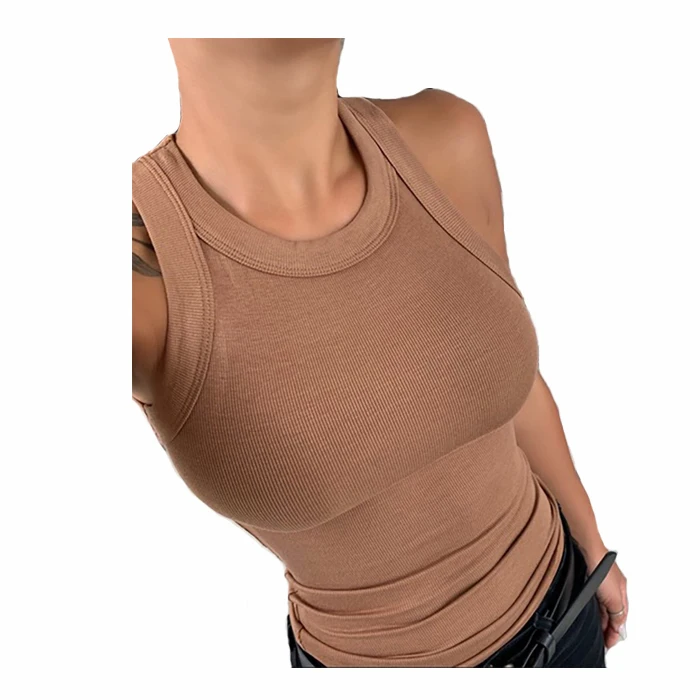 Portazai Women Tank Tops Workout Sports Shirts Sleeveless Blouses Casual Tunics Gym Exercise Athletic Yoga Tops 