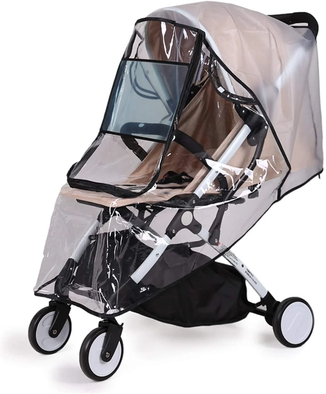 

Universal Rain Cover for Pushchair Stroller Buggy Pram, Baby Travel Weather Shield, Transparent