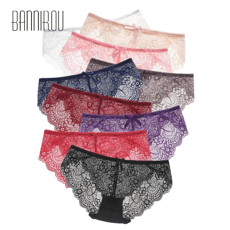 

wholesale panties women's panty lace floral sexy transparent underwear for women cheap, Black,blue,wine,red,pink,grey,light yellow,white