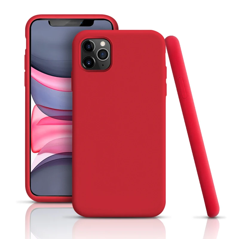 

For iPhone 12 Silicone Case Gel Rubber Full Body Protection Cover Case Drop Protection for Apple iPhone 12/12 pro 6.1''