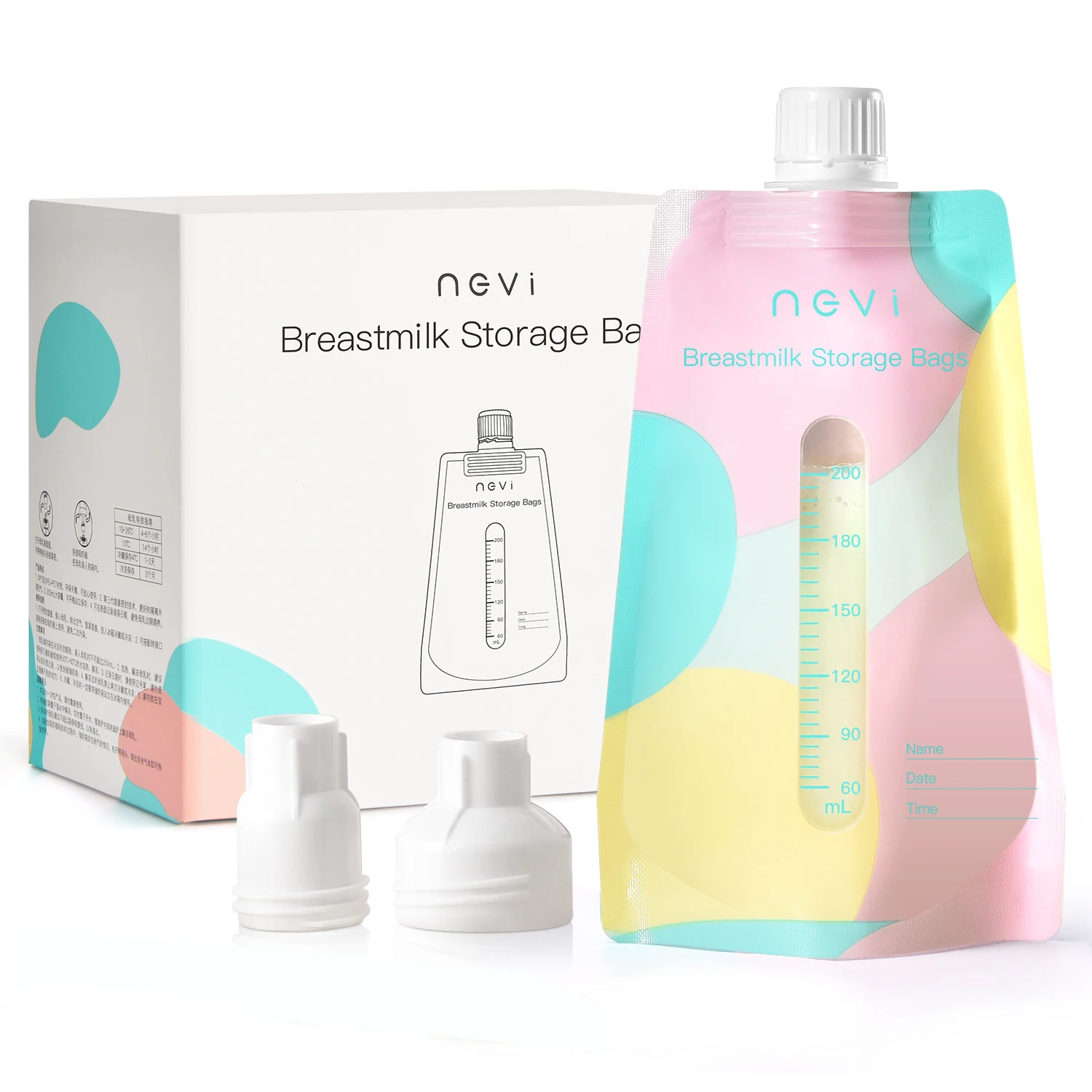 

Multifunctional Wholesales Custom Design 7oz 200ml Cold Breast Milk Storage Bags
