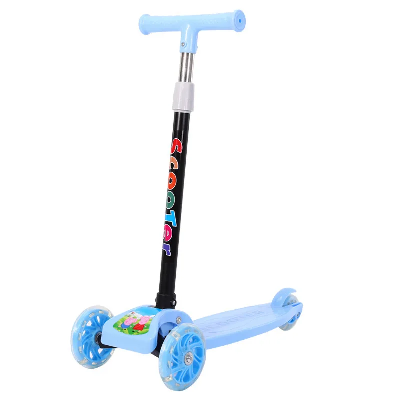 

Fast delivery 3 wheel kids child children scooter LED light wihtout electric