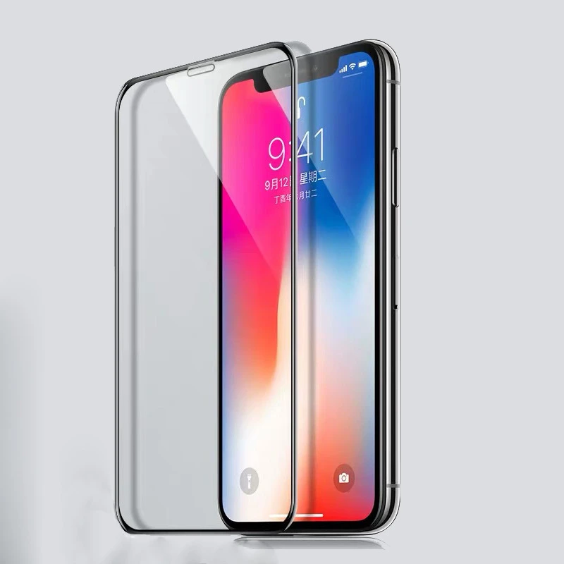 

For Clear Screen Film Tempered Glass Screen Protector For IPhone11 12 13 pro max mobile phone protective film ForSamsung, Black