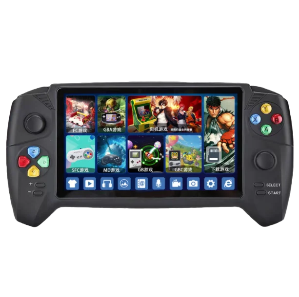 

The new 16G twin-stick retro video game arcade double handheld 7 inch HD portable HANDHELD TV game console