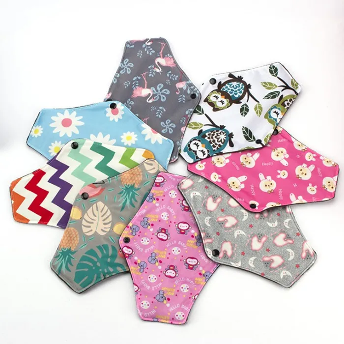 

Eco-friendly material reusable pads menstrual sanitary organic for women menstrual for bamboo charcoal menstrual pad, Multiple colors