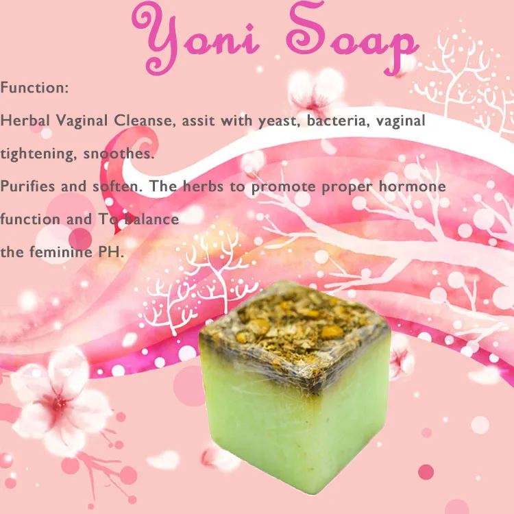 100 Natural Organic Yoni Bar Female Clean Vagina Uterus Vaginal Tightening Bar Soap Yoni Herbal