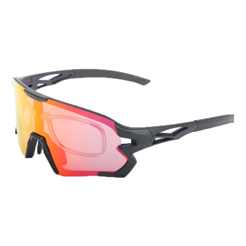 

2020 TR90 Frame Mirrored lens Windproof Cycling Sport UV400 Protection Pit Polarized Sunglasses For Men Women
