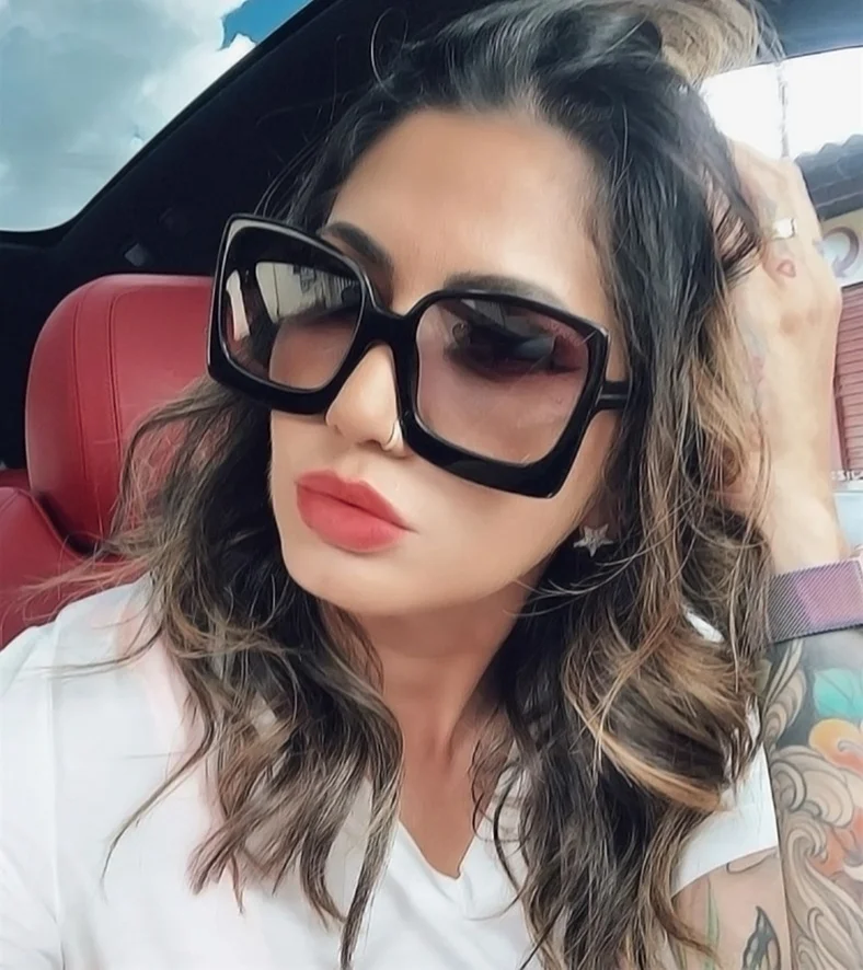 

Fashion Designer Luxury Retro Sunglasses Vintage Oversized Frame Lentes De Sol Shades Women Sunglasses 2021, 8colors