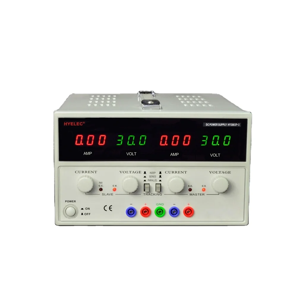 
HY3002F-2 Linear mode dual output dc power supply 