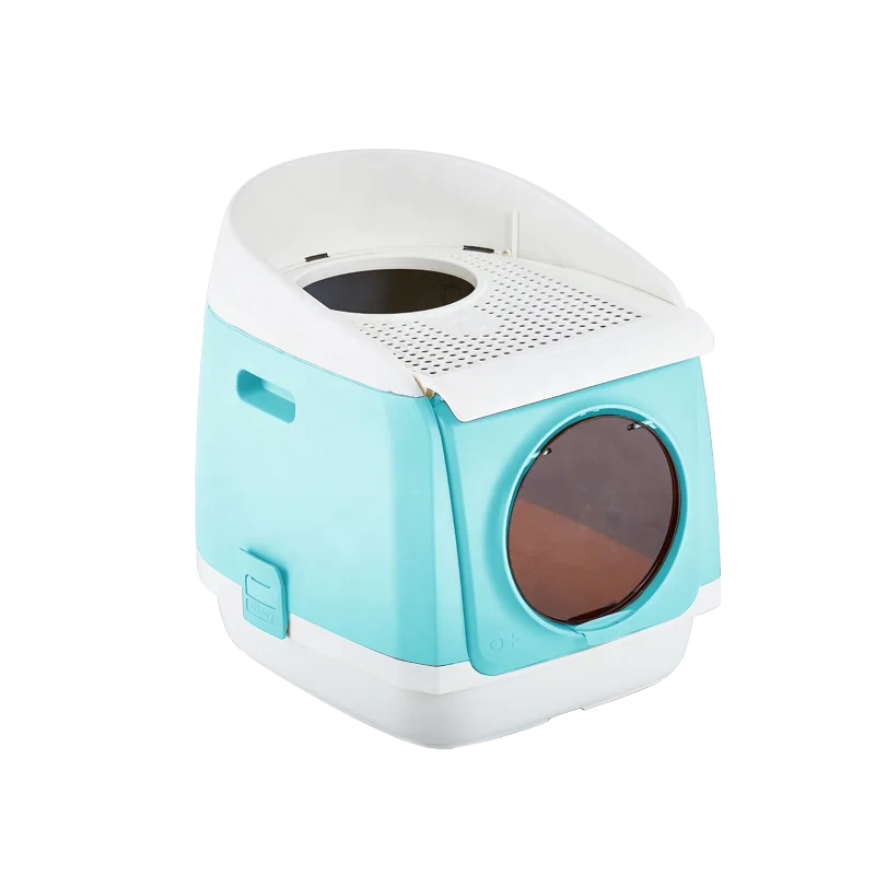 

PAKEWAY Plastic Large Space Cleaning Cat Litter Box Drawer Design Indoor Cat Toilet Box