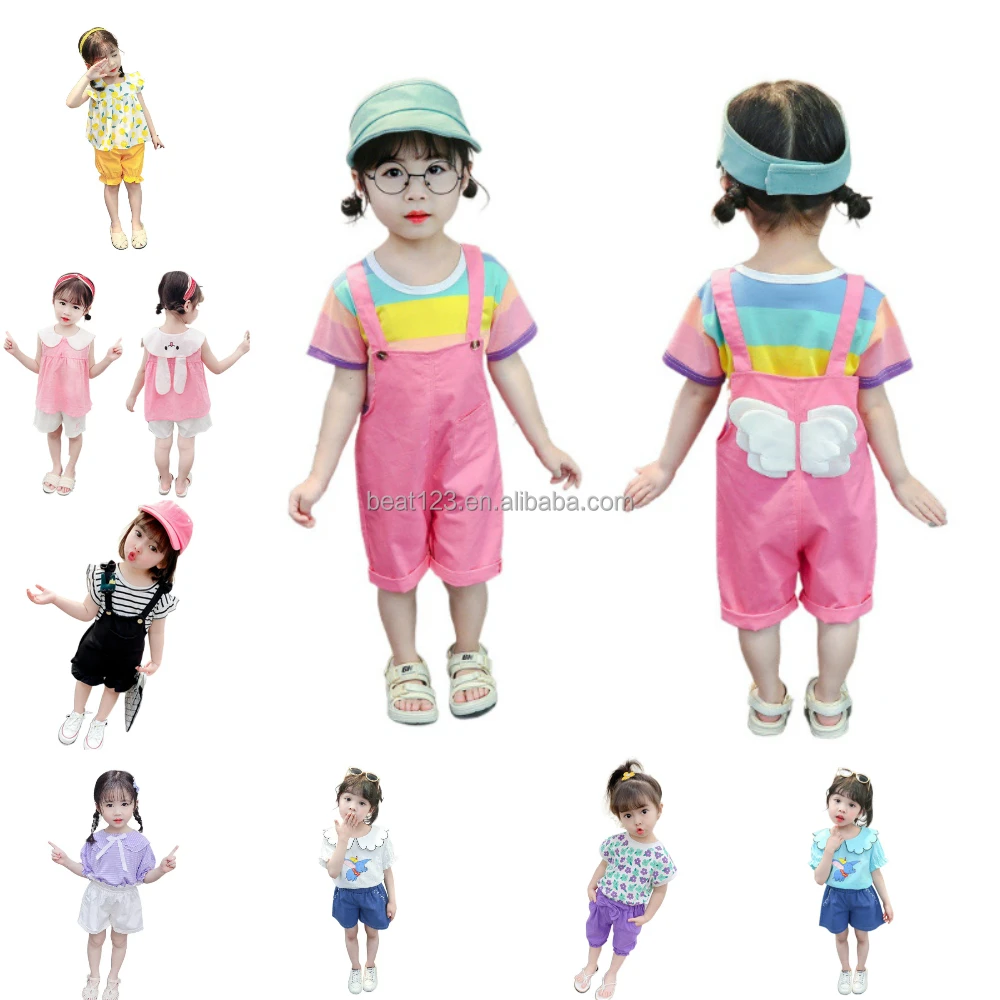 

Design Sweet Lovely Boutique Two Piece Clothing 2022 New Fashionable Top Quality Spring Ruffles and Letter Printing Kids Girls