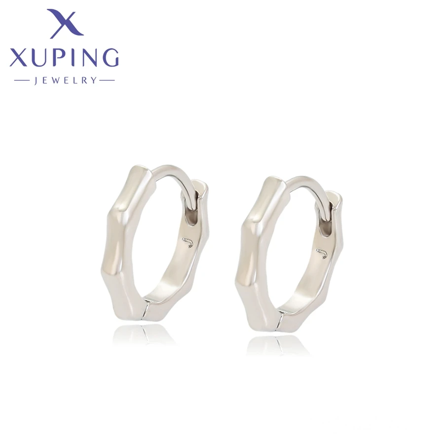 

S00074300 XUPING Jewelry Fashion hot sale simple earrings platinum-plated color delicate elegant women minority fine jewelry