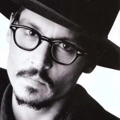 

2020 Johnny Depp Style Glasses Men Retro Vintage Prescription Glasses Women Optical Spectacle Frame Clear lens