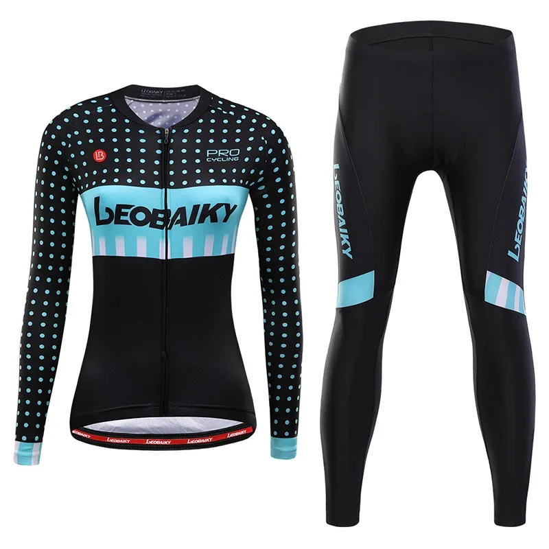 

100% Polyester Cycling Wear Women MTB Bike Jersey Breathable Bicycle Clothing Mountain Bike legging Clothes For Spring Autumn
