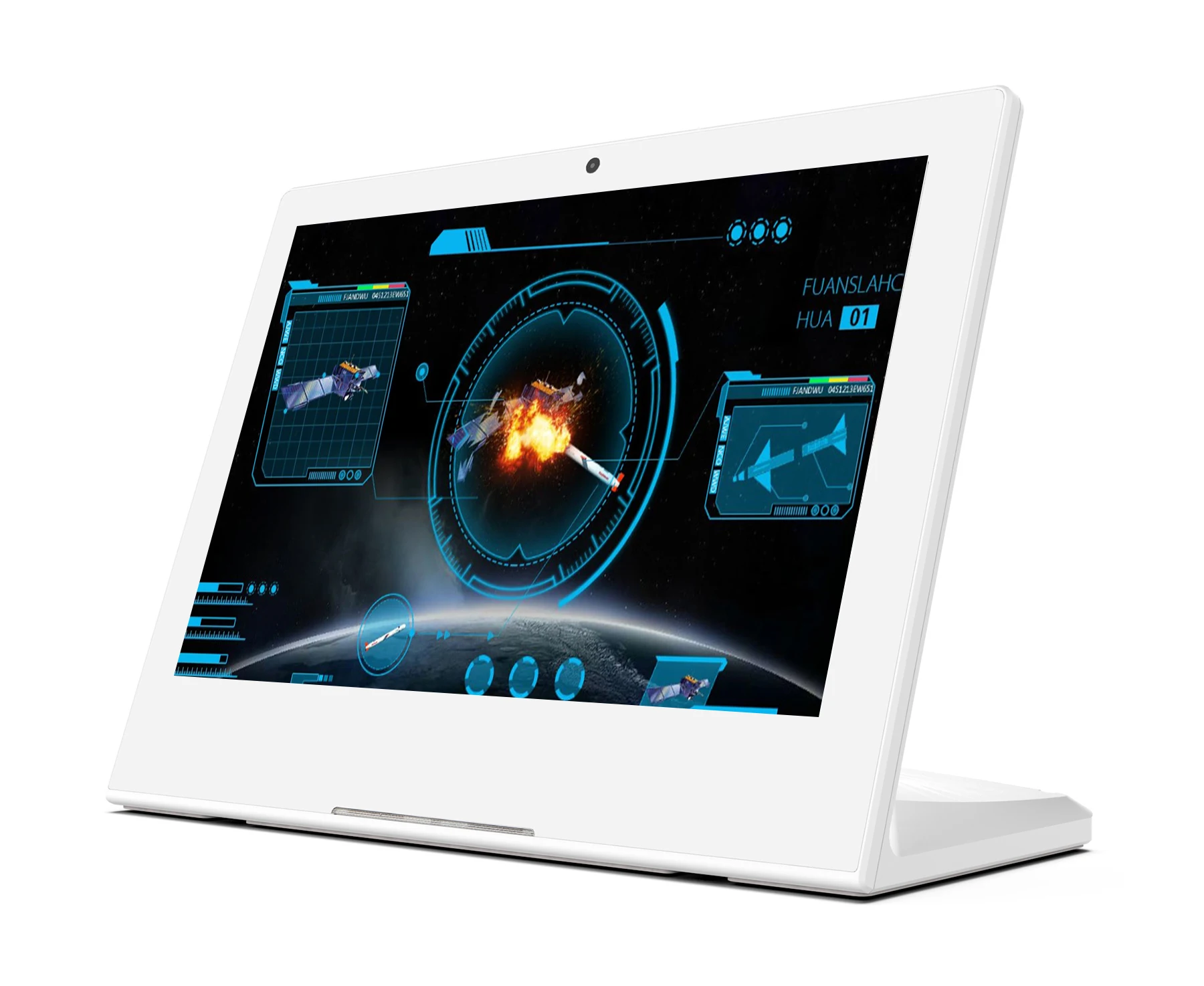 

Desktop Android Tablet PC 10 Inch NFC Android 8.1 POE Feedback Tablet with rs232/rs485