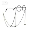 Ins style black cherry glasses chain trend retro Star Moon Necklace glasses chain