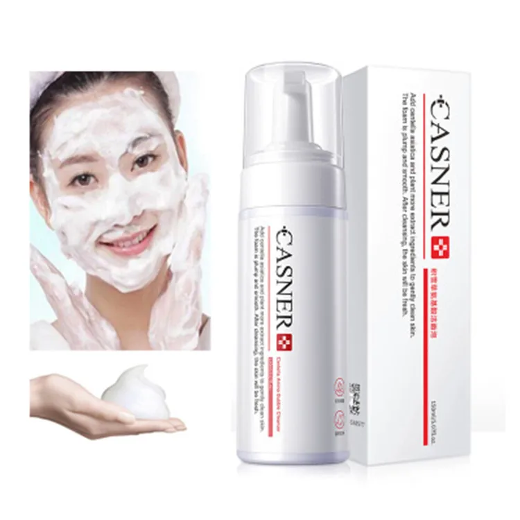 

CASNER Face Care amino acid Moisturizing Nourishing Washing Bubble Acne Exfoliator Skin Care Facial Cleanser Foam