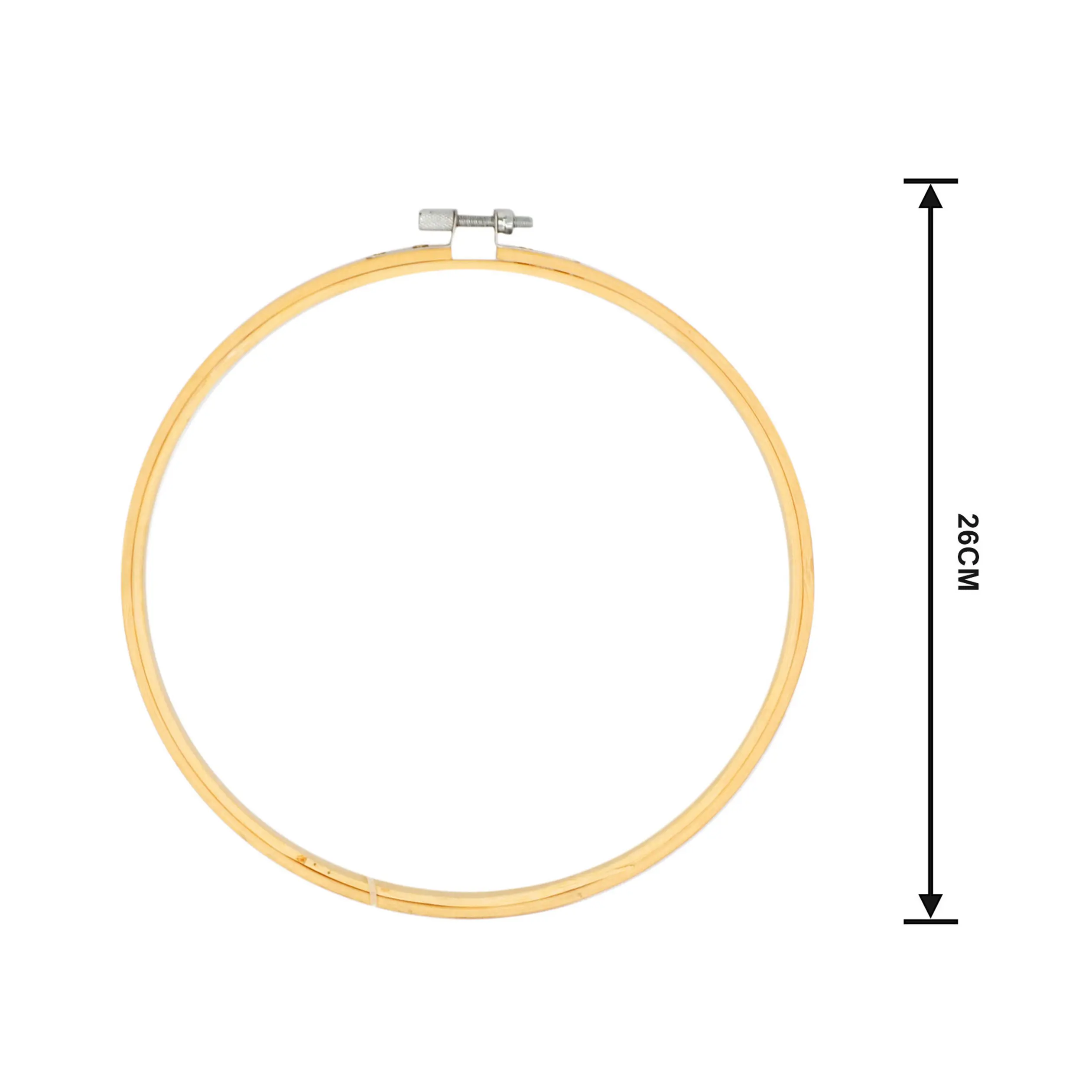 

Wholesale Diameter 8 to 30cm round Natual bamboo embroidery hoop cross stitch frame, Yellow