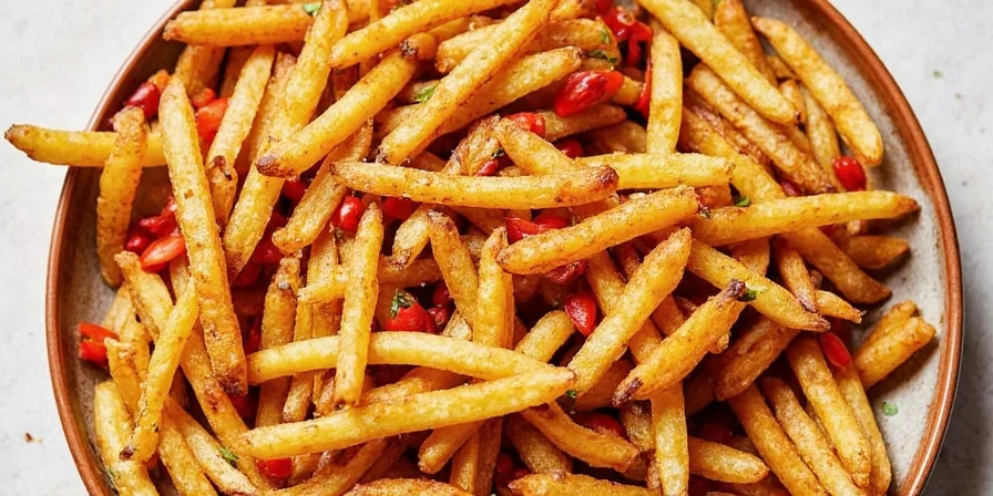 Final Mojo Fries Platter with Multiple Spice Options