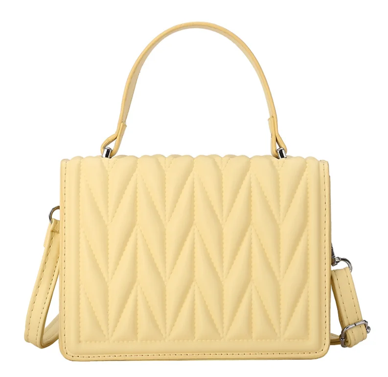 

Embroider Line Small Bag Female Bag Spring Summer New Tide Fashionable Single Shoulder Small Square Bag Net Red Handbag YGC-334, Accept customized color