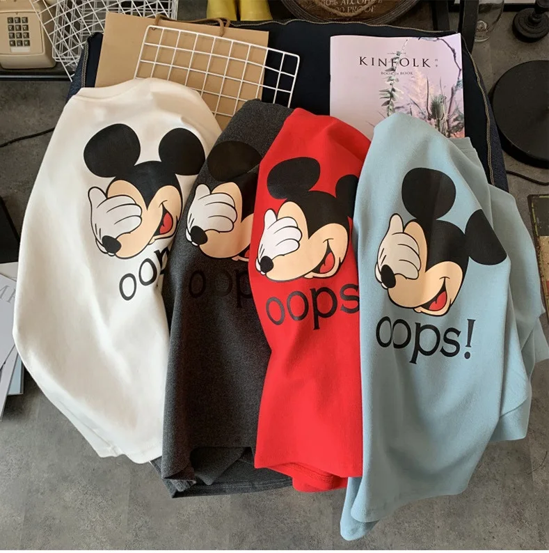 

Girls popular design cartoon printed t shirts ladies fashion t shirts wholesale women t shirts OC349