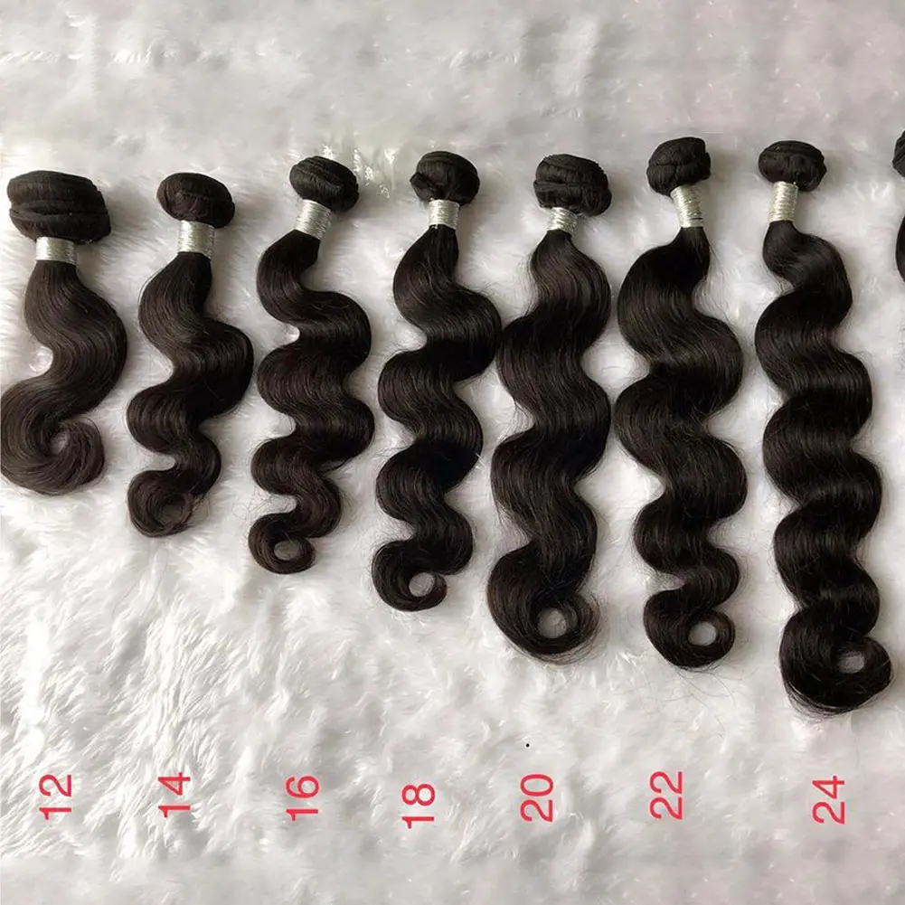 

10 inches cuticle aligned 10 piece human hair bundles extensions,8a unprocessed body wave malaysian remy hair