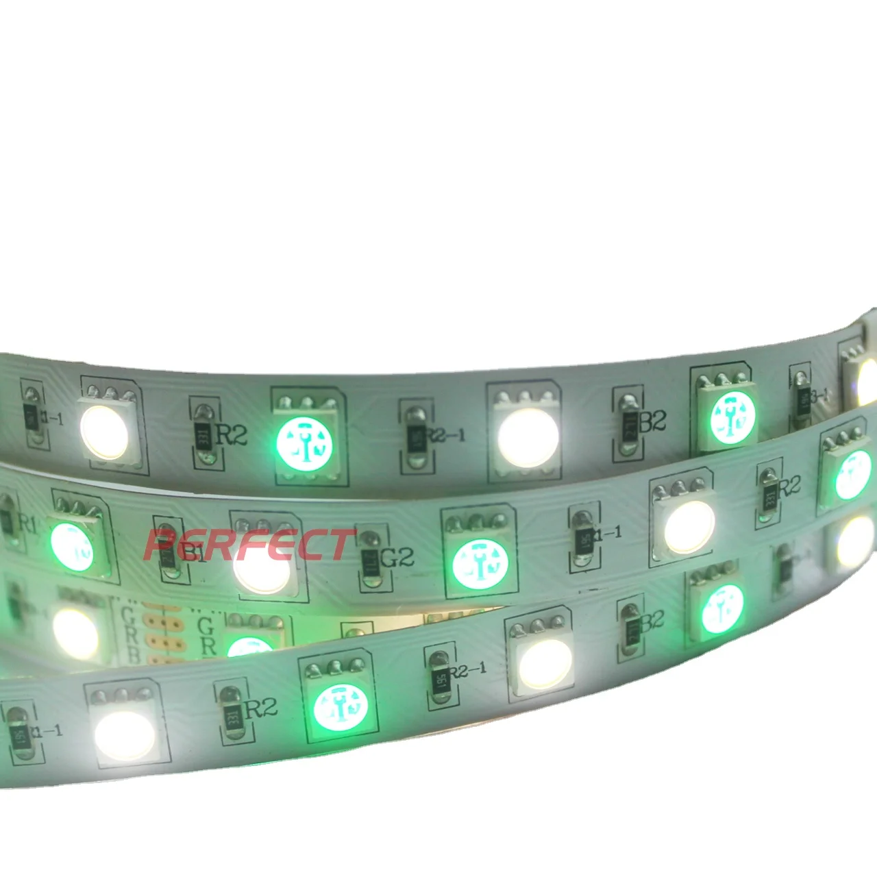 DC 24V SMD 5050 High CRI 90 RGB 3000K Warm White Waterproof Flexible LED Strip