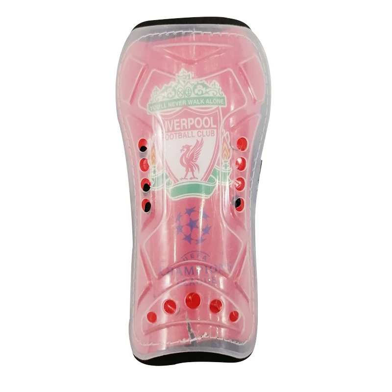 

Wholesale Custom Team Logo Football protective gear Shin Pads LIV Factory