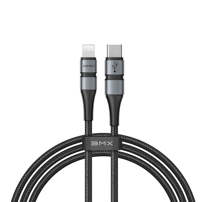 

supporting baseus tech BMX Double-deck MFi certified Type-C to iP PD USB Cable 18W Fast Charging Data Transmission, White