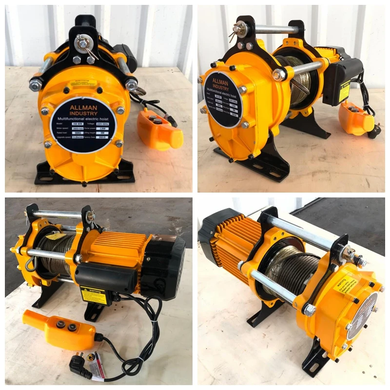 500kg Electric Winch Light Duty Winches Electrical 220v Lift Winch