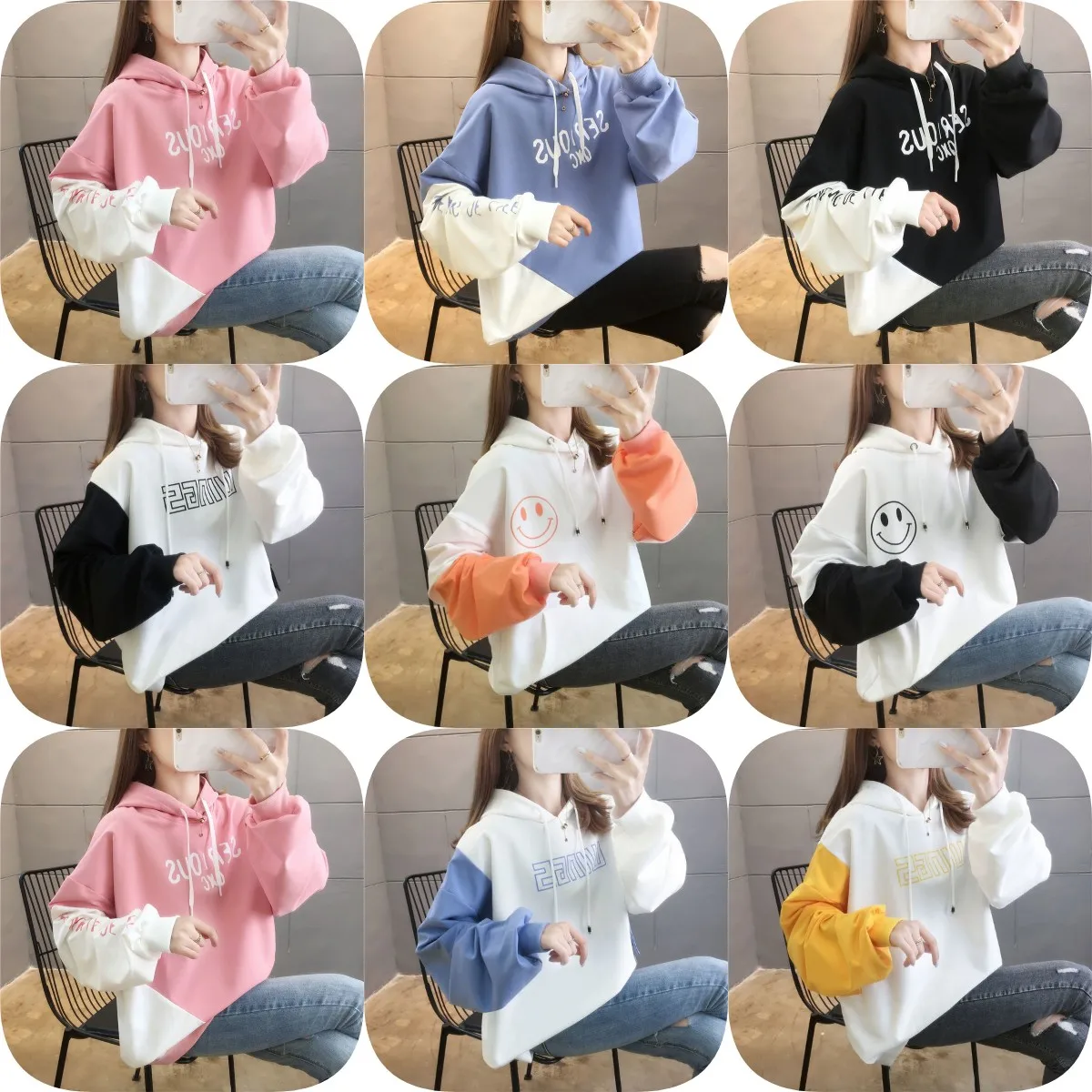 

Women's clothing Hoodie winter autumn winter women's long sleeve casual clothes sweatshirt factory wholesale