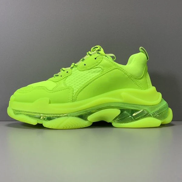 

New Retro balanci shoes triple S men green breathable women brand wholesale couple running sports fashion balanci sneaker